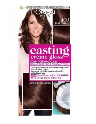 Casting Creme Gloss Conditioning Color 400 Dark Brown Casting Creme Gloss Conditioning Color 400 Dark Brown