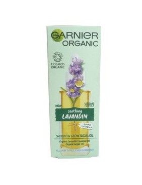 Organic Soothing Lavandin Smooth And Glow Facial Oil