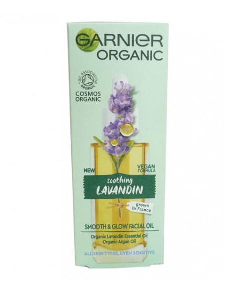 Organic Soothing Lavandin Smooth And Glow Facial Oil