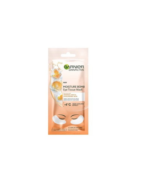 Skin Active Moisture Bomb Eye Tissue Mask With Orange Juice