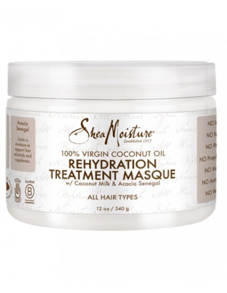 100 Percent Virgin Coconut Oil Rehydration Treatment Masque 100 Percent Virgin Coconut Oil Rehydration Treatment Masque