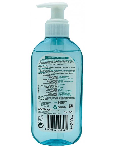 Skin Active Aloe Refreshing Gel Wash Skin Active Aloe Refreshing Gel Wash