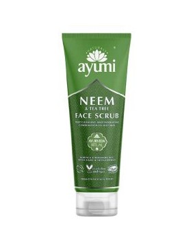 Ayumi Naturals Neem And Tea Tree Face Scrub