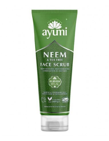 Ayumi Naturals Neem And Tea Tree Face Scrub