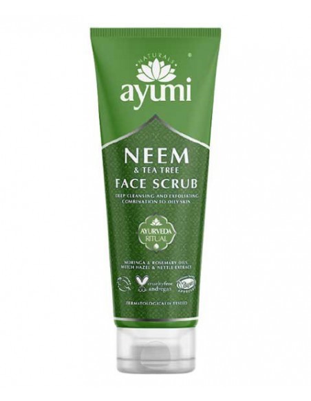 Ayumi Naturals Neem And Tea Tree Face Scrub