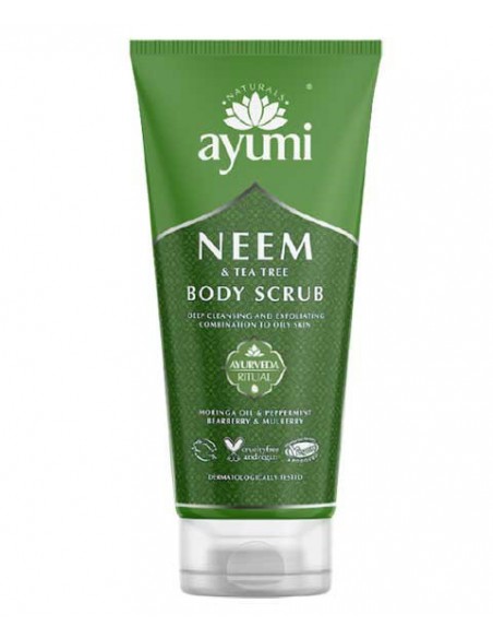 Ayumi Naturals Neem And Tea Tree Body Scrub Ayumi Naturals Neem And Tea Tree Body Scrub
