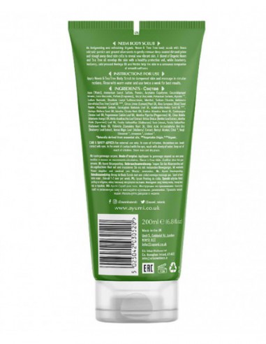 Ayumi Naturals Neem And Tea Tree Body Scrub Ayumi Naturals Neem And Tea Tree Body Scrub