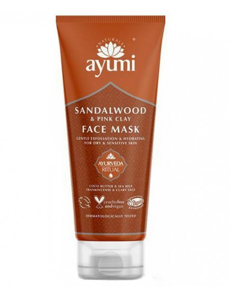 Ayumi Naturals Sandalwood And Pink Clay Face Mask