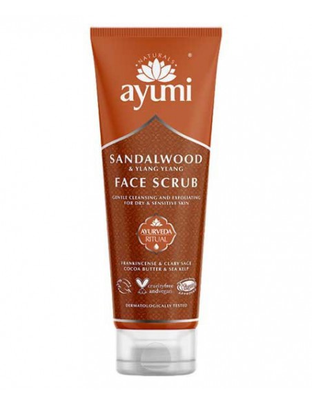 Ayumi Naturals Sandalwood And Pink Clay Face Scrub Ayumi Naturals Sandalwood And Pink Clay Face Scrub
