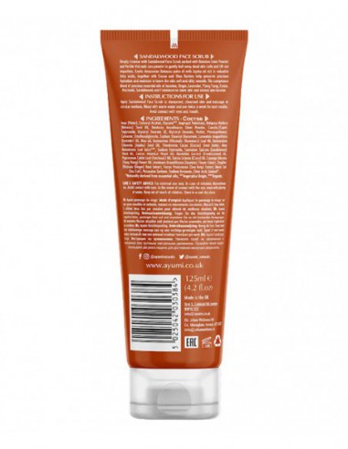 Ayumi Naturals Sandalwood And Pink Clay Face Scrub Ayumi Naturals Sandalwood And Pink Clay Face Scrub