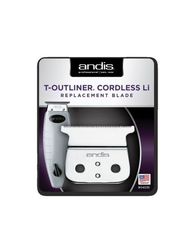Andis T Outliner Cordless Li Replacement Blade 04535 Andis T Outliner Cordless Li Replacement Blade 04535