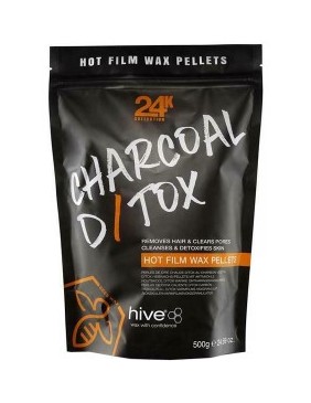24K Collection Charcoal D Tox Hot Film Wax Pellets