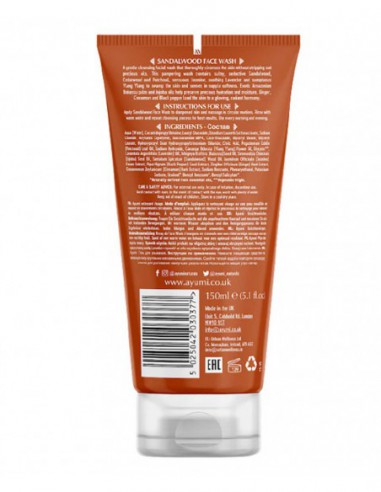 Ayumi Naturals Sandalwood And Ylang Ylang Face Wash Ayumi Naturals Sandalwood And Ylang Ylang Face Wash