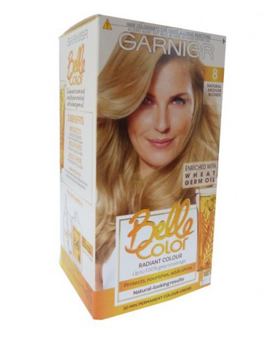 GarnierBelle Color Creme Permanent 8 Natural Medium Blonde GarnierBelle Color Creme Permanent 8 Natural Medium Blonde