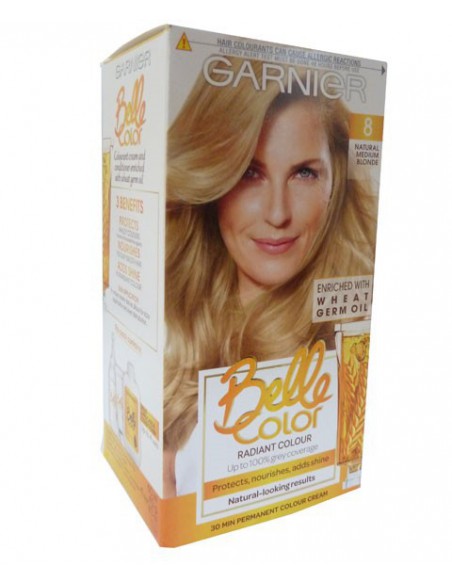 GarnierBelle Color Creme Permanent 8 Natural Medium Blonde GarnierBelle Color Creme Permanent 8 Natural Medium Blonde
