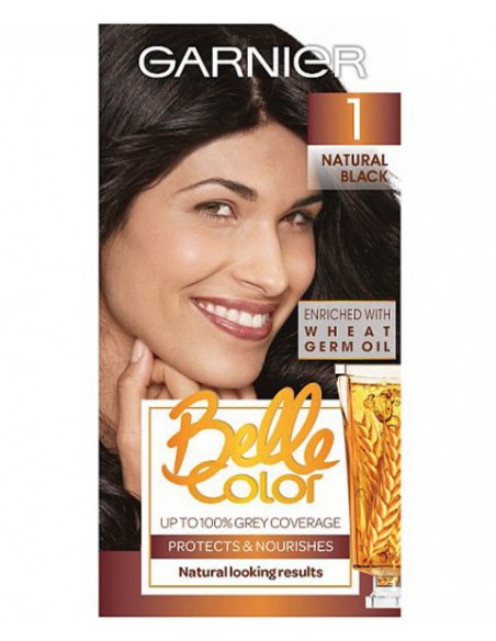 Belle Color Creme Permanent 1 Natural Black Belle Color Creme Permanent 1 Natural Black
