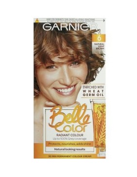 GarnierBelle Color Creme Permanent 6 Natural Light Brown