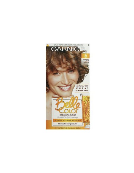 GarnierBelle Color Creme Permanent 6 Natural Light Brown