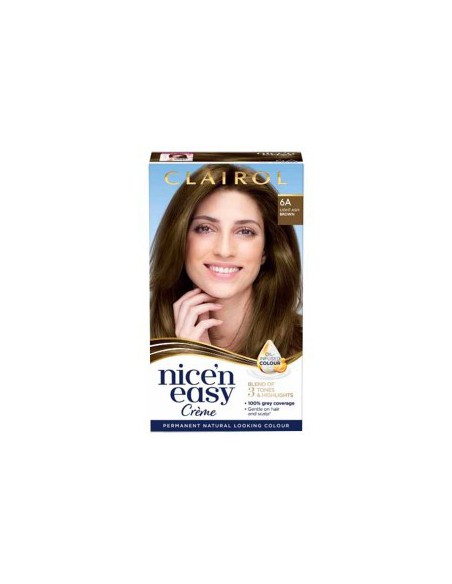 Clairol Nice N Easy Permanent Colors 6A Natural Light Ash Brown