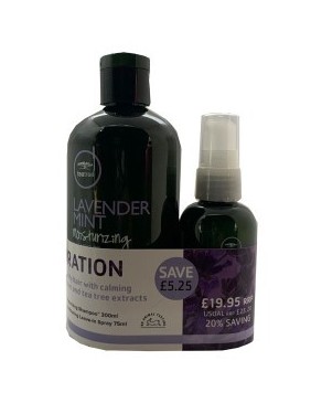 Lavender Hydration Mint Moisturising Shampoo And Leave In Spray