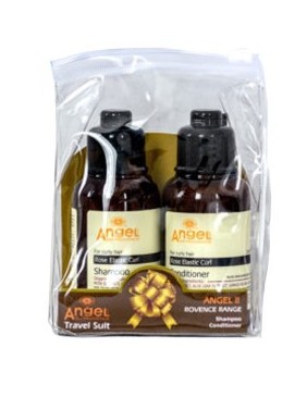 Rovence Range Rose Elastic Shampoo Conditioner Travel Kit