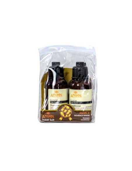Rovence Range Rose Elastic Shampoo Conditioner Travel Kit