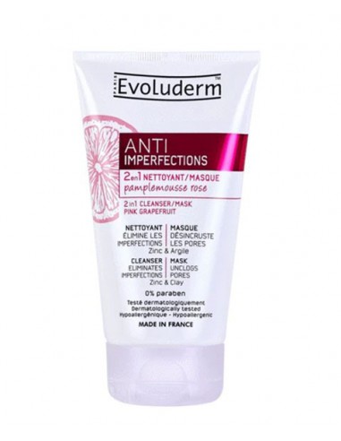 Anti Imperfections 2 In 1 Cleanser Mask With Pink Grapefruit Anti Imperfections 2 In 1 Cleanser Mask With Pink Grapefruit