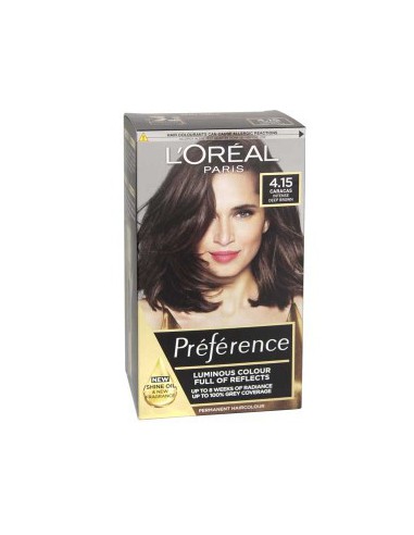 Preference Infinia Permanent Color 4.15 Caracas Iced Chocolate Preference Infinia Permanent Color 4.15 Caracas Iced Chocolate