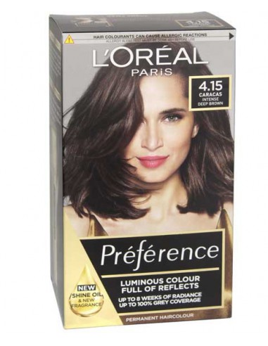 Preference Infinia Permanent Color 4.15 Caracas Iced Chocolate Preference Infinia Permanent Color 4.15 Caracas Iced Chocolate