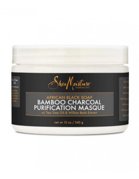 African Black Soap Bamboo Charcoal Purification Masque