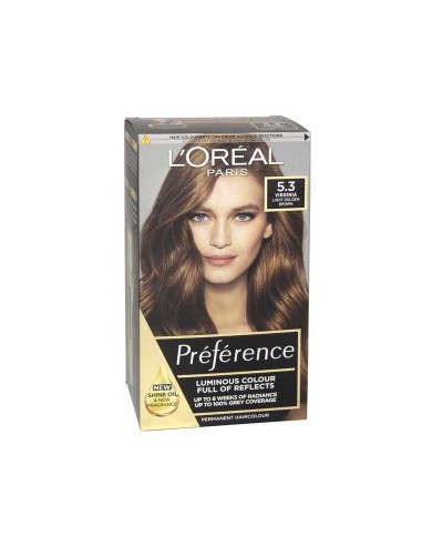 Preference Infinia Permanent Color 5.3 Virginia Chestnut Brown Preference Infinia Permanent Color 5.3 Virginia Chestnut Brown