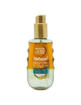 Ambre Solaire Natural Bronzer Self Tan Dry Oil With Coconut Oil