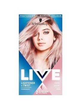 Live Lightener Plus Twist Permanent Colour 104 Cool Lilac