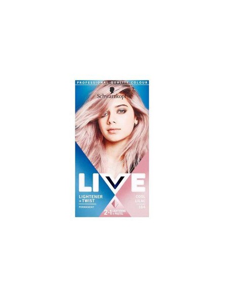 Live Lightener Plus Twist Permanent Colour 104 Cool Lilac
