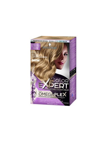 Color Expert Omegaplex Colour Cream 8.65 Medium Caramel Blonde