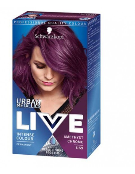 Live Urban Metalic Intense Permanent Colour U69 Amethyst Chrome