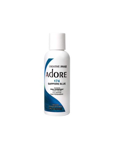 Adore Shining Semi Permanent Hair Color Sapphire Blue Adore Shining Semi Permanent Hair Color Sapphire Blue