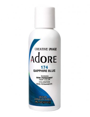 Adore Shining Semi Permanent Hair Color Sapphire Blue Adore Shining Semi Permanent Hair Color Sapphire Blue