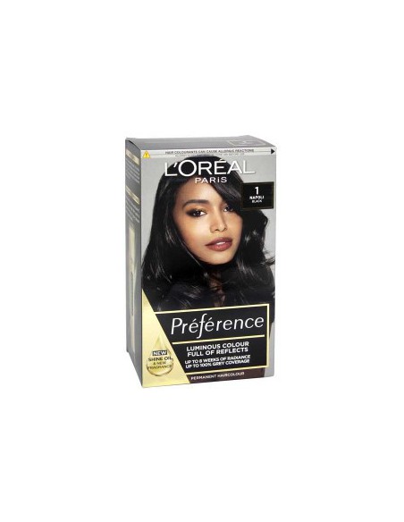 Loreal Paris Preference Hair Color 1 Napoli Black