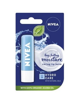 Nivea Organic Jojoba Oil Long Lasting Moisture Lip Balm