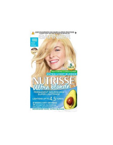 Nutrisse Ultra Permanent Nourishing Hair Colour Camomile 100 Extra Light Blonde Nutrisse Ultra Permanent Nourishing Hair Colour Camomile 100 Extra Light Blonde