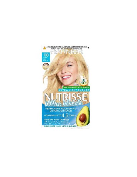 Nutrisse Ultra Permanent Nourishing Hair Colour Camomile 100 Extra Light Blonde