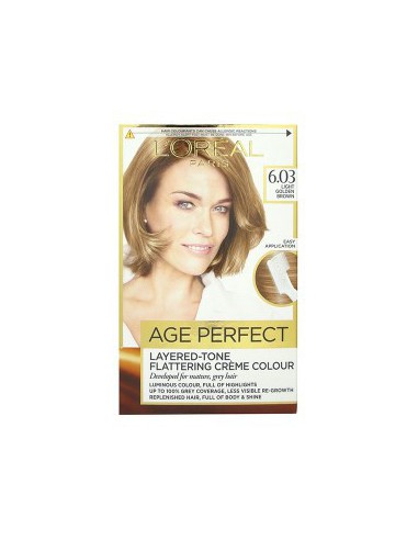 Age Perfect Layered Tone Flattering Creme Colour 6.03 Light Golden Brown Age Perfect Layered Tone Flattering Creme Colour 6.03 Light Golden Brown