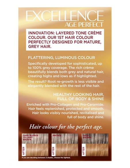 Age Perfect Layered Tone Flattering Creme Colour 6.03 Light Golden Brown Age Perfect Layered Tone Flattering Creme Colour 6.03 Light Golden Brown