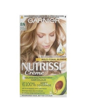 Nutrisse Creme Permanent Nourishing Hair Color 8N Nude Medium Blonde