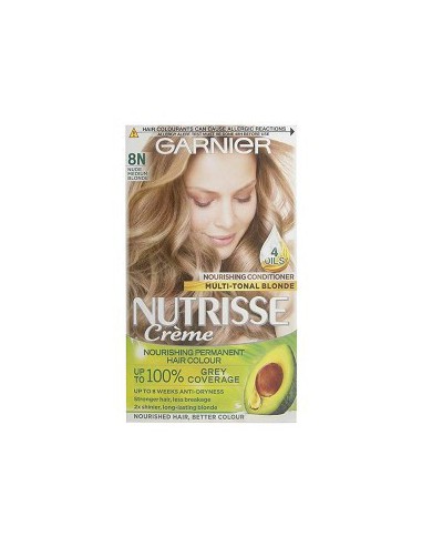 Nutrisse Creme Permanent Nourishing Hair Color 8N Nude Medium Blonde Nutrisse Creme Permanent Nourishing Hair Color 8N Nude Medium Blonde