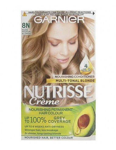 Nutrisse Creme Permanent Nourishing Hair Color 8N Nude Medium Blonde Nutrisse Creme Permanent Nourishing Hair Color 8N Nude Medium Blonde