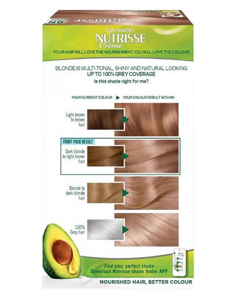 Nutrisse Creme Permanent Nourishing Hair Color 8N Nude Medium Blonde Nutrisse Creme Permanent Nourishing Hair Color 8N Nude Medium Blonde