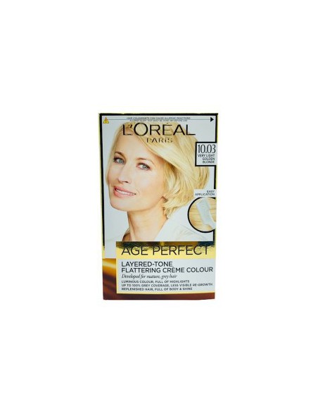 Age Perfect Layered Tone Flattering Creme Colour 10.03 Very Light Golden Blonde