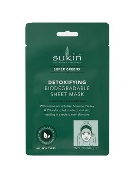 Super Greens Detoxifying Biodegradable Sheet Mask